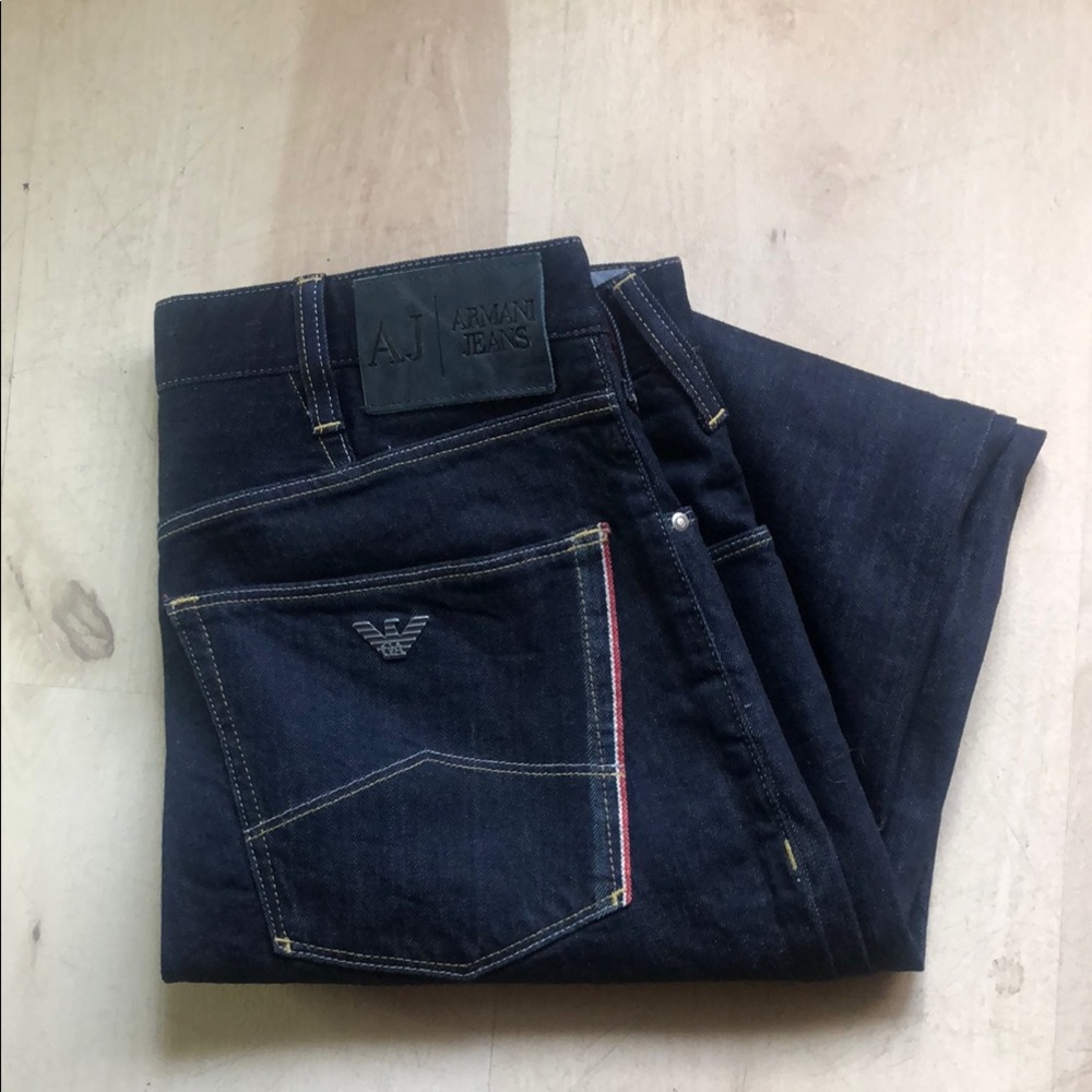 Armani Jeans Men's Black Denim